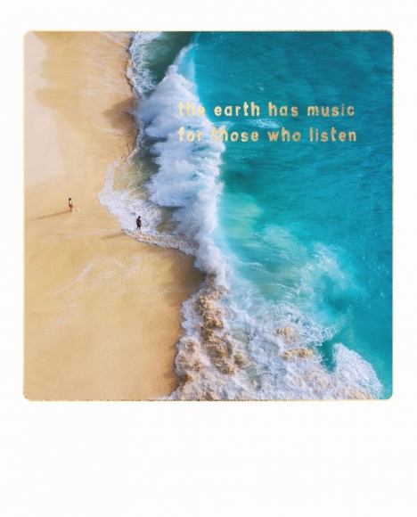 Postkarte: The earth has music for those who listen - Meer