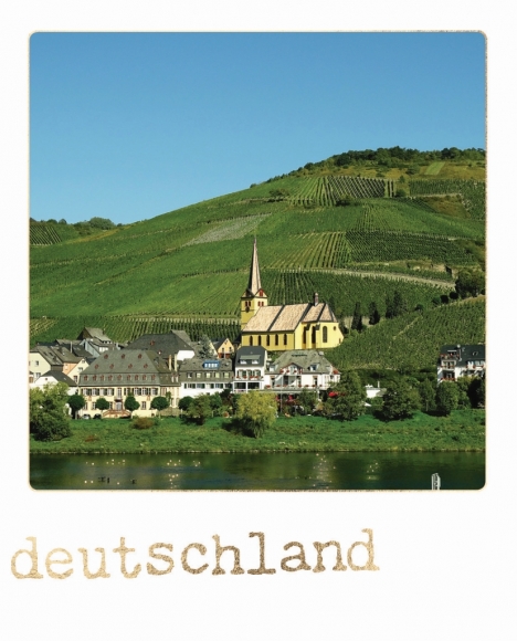 Postkarte: Deutschland. Weinberg
