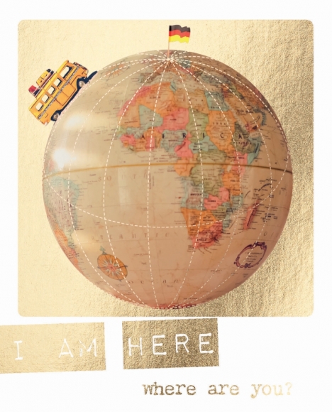 Postkarte: I am here where are you?