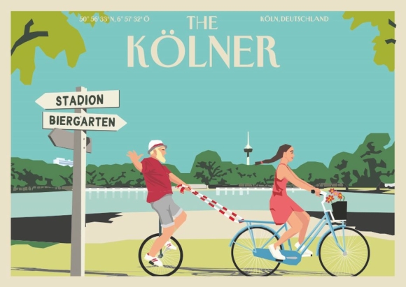 Postkarte: The Kölner - Aachener Weiher