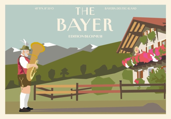 Postkarte: The Bayer - Blosmusi