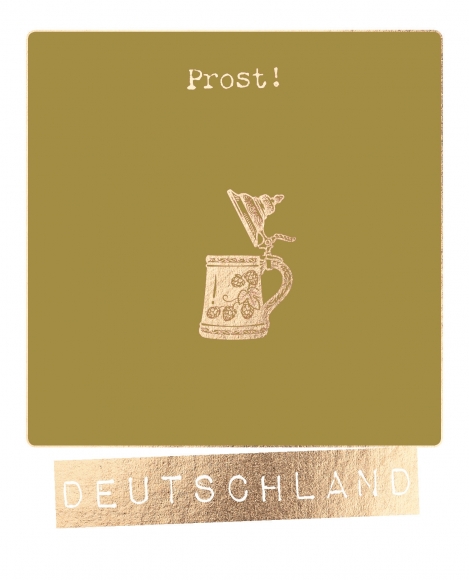 Postkarte: Prost! Deutschland