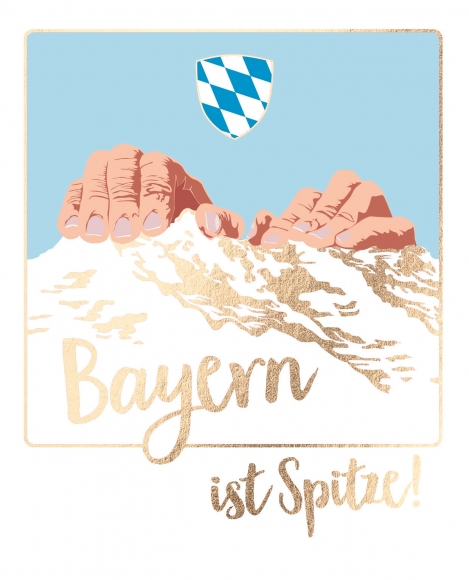 Postkarte: Bayern ist Spitze!
