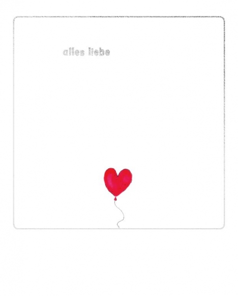 Postkarte: alles liebe Herzchen