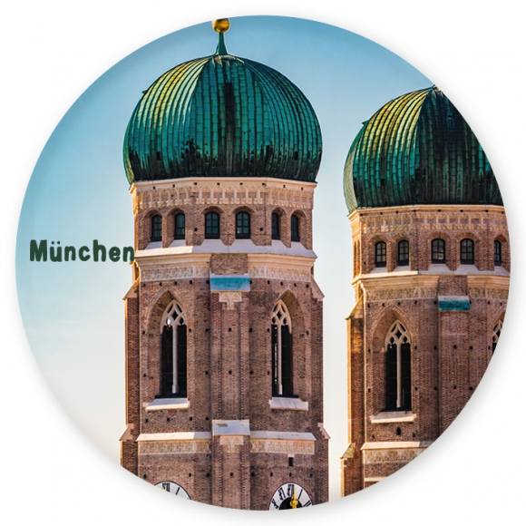 Magnet: Frauenkirche 2 Türme. HC 56 mm
