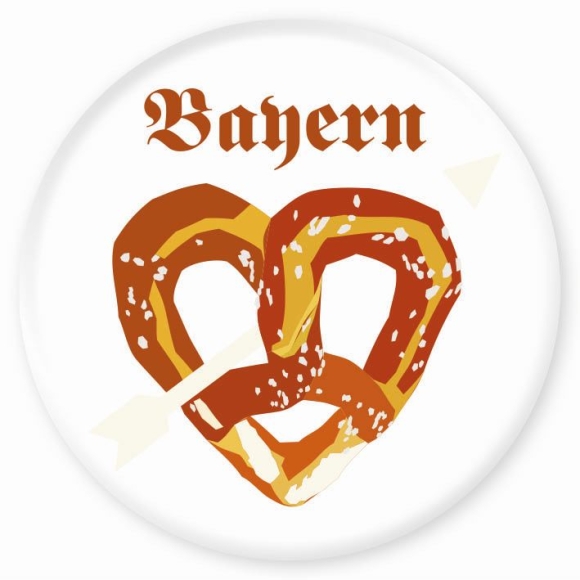 Magnet: Bayern - Brezel. HC 56 mm