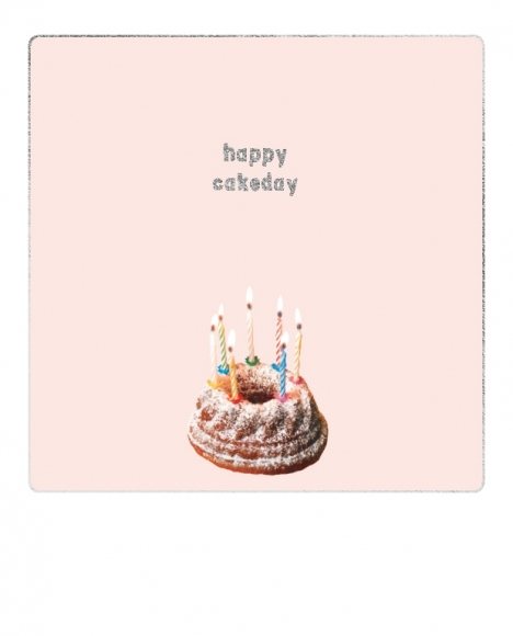 Postkarte: happy cakeday