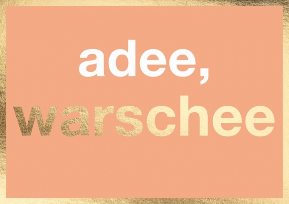Postkarte: adee, warschee!