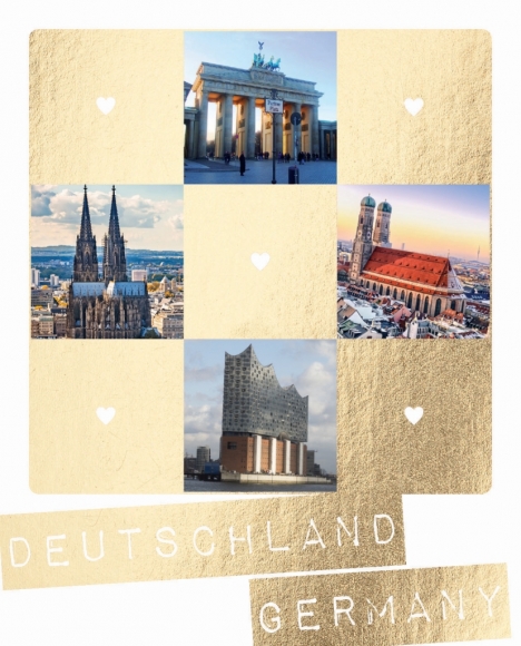 Postkarte: Deutschland - Germany 4 Motive