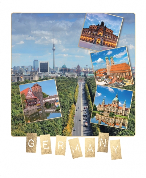 Postkarte: G-E-R-M-A-N-Y - Germany.