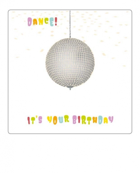 Postkarte: Dance it&#039;s your birthday