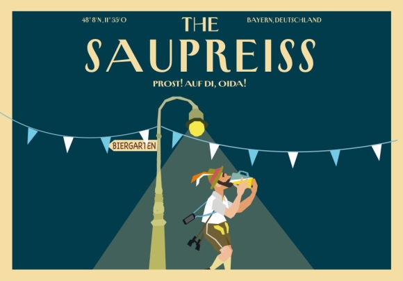 Postkarte: The Bayer - The Saupreiss