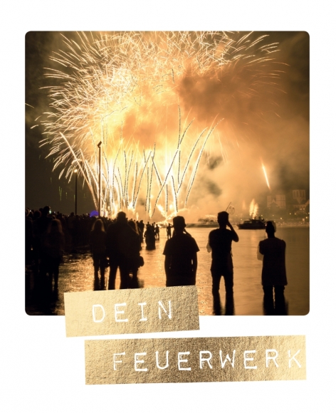 Postkarte: Dein Feuerwerk