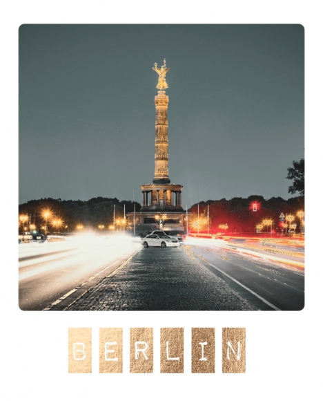 Postkarte: Berlin, Siegessäule