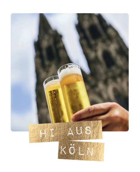 Postkarte: Hi aus Köln