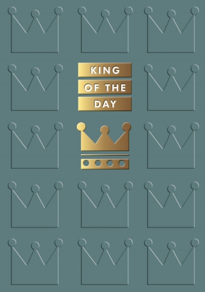Doppelkarte: King of the day - Kronen