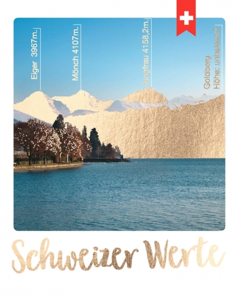 Postkarte: Schweizer Werte