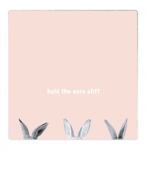 Postkarte: hold the ears stiff
