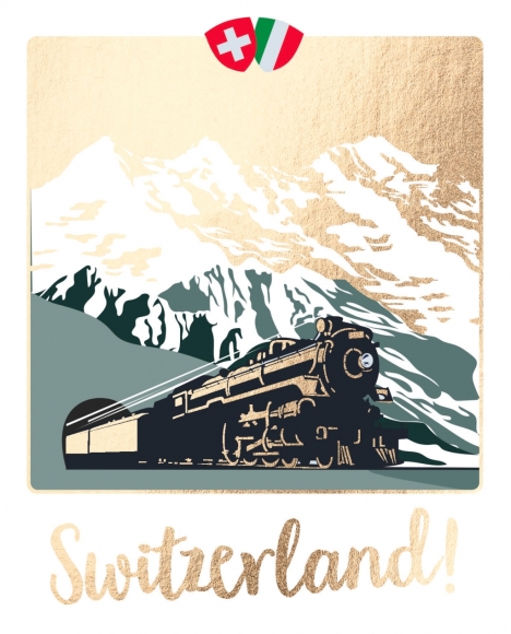 Postkarte: Switzerland!