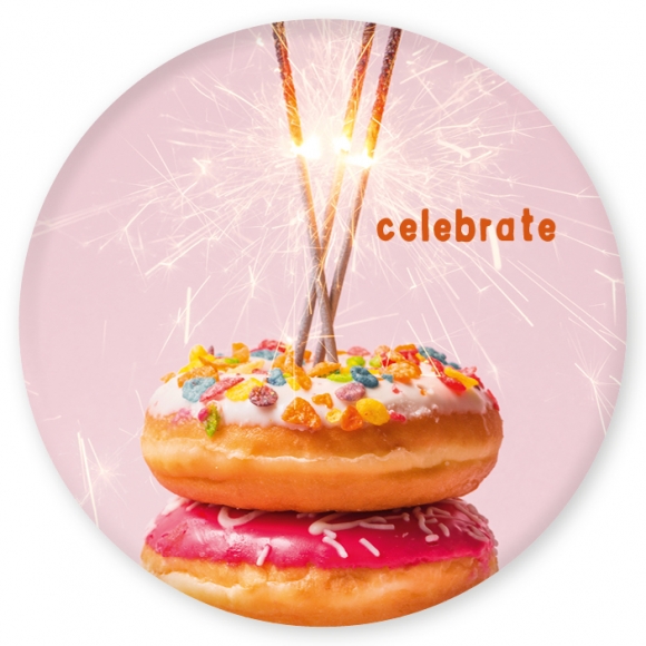 Magnet: Celebrate. Donuts. HC 56 mm